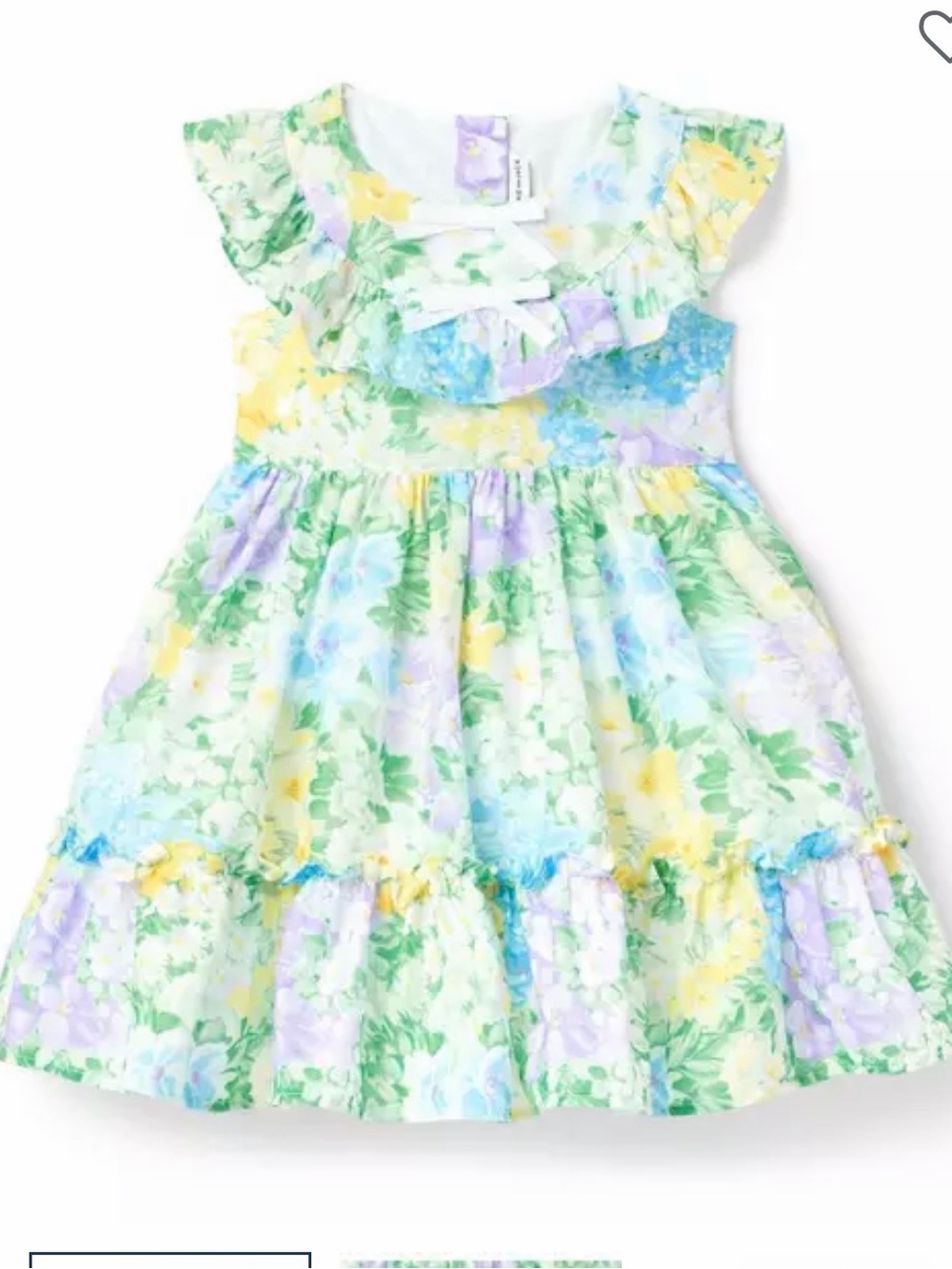 Janie and Jack 3T The Spring Garden Matching Dress